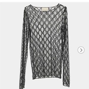 Gucci mesh top